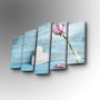 Wallity Cuadro Decorativo en Lienzo 5 Piezas Multicolor 5PUC-102